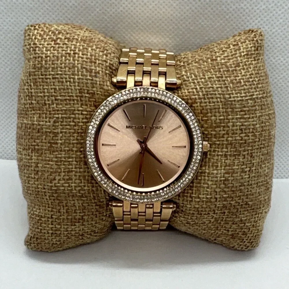 Michael Kors Darci MK3192 Women Rose Gold Analog Dial Quartz Wrist Watch JNA392
